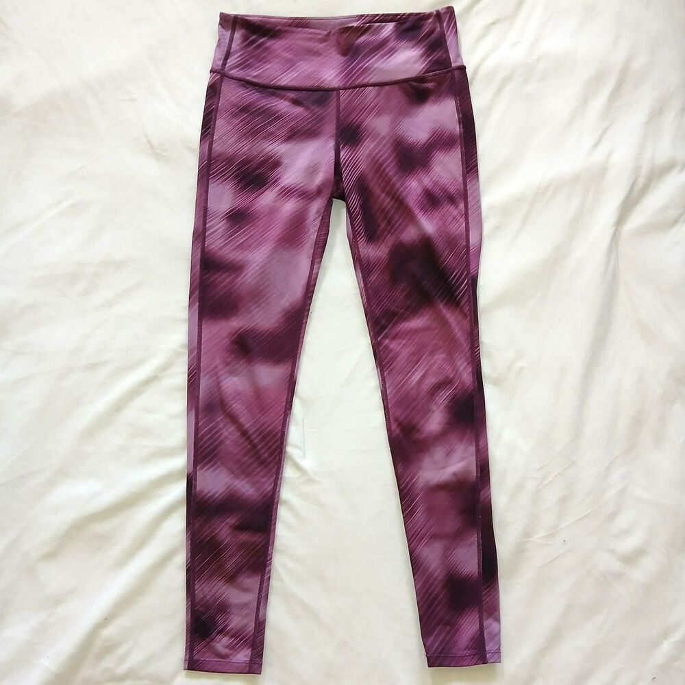 Athleta High Rise Leggings Mauve Dusty Pink Yoga Pants Small - Picture 3 of 10